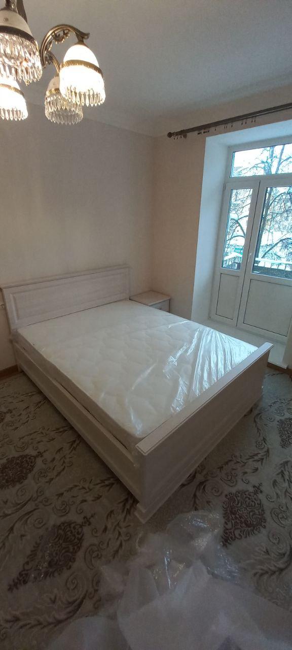 Двуспальная кровать "Прованс 2" 160 х 190 с подъемным мех-ом цвет дуб коньяк изножье высокое