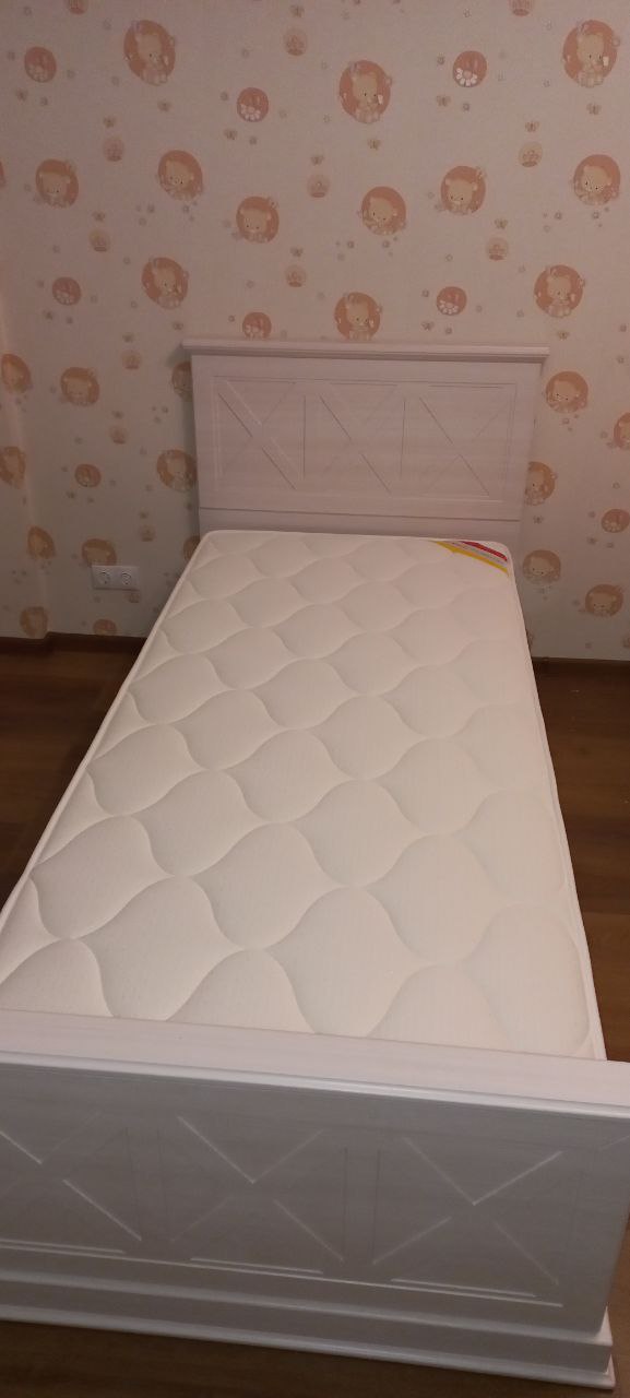 Двуспальная кровать "Прованс " 160 х 200 с ортопедическим осн-ем цвет бодега/сандал изножье низкое