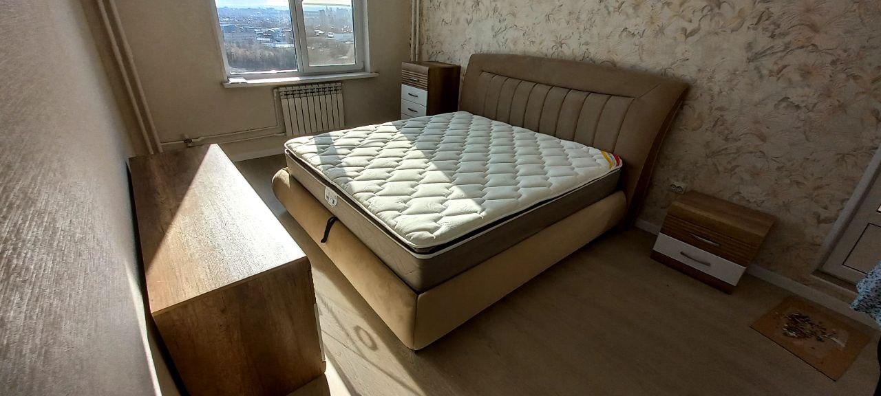 Двуспальная мягкая кровать "Рио" 160 х 200 с подъёмным механизмом